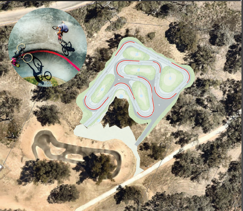 Buronga Pump track design